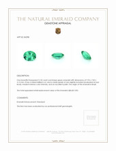 2.20 Ct. Emerald from Brazil Appraisal