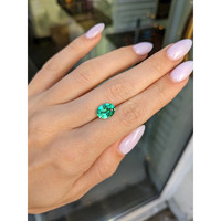 2.20 Ct. Emerald from Brazil Life Style