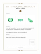 0.74 Ct. Emerald from Zambia Appraisal