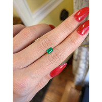 0.42 Ct. Emerald from Colombia Life Style