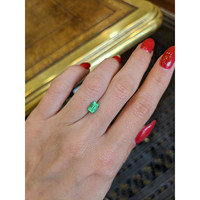0.90 Ct. Emerald from Russia Life Style