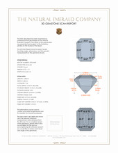 1.13 Ct. Emerald from Russia 3 D Scan Report
