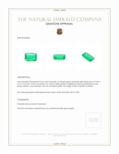0.62 Ct. Emerald from Zambia Appraisal