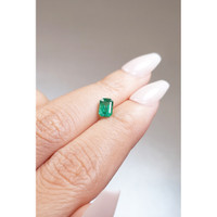 0.76 Ct. Emerald from Zambia Life Style