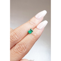 0.76 Ct. Emerald from Zambia Life Style