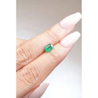 0.84 Ct. Emerald from Zambia Life Style