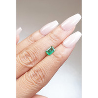 0.87 Ct. Emerald from Zambia Life Style