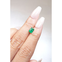 0.91 Ct. Emerald from Zambia Life Style