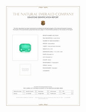 0.93 Ct. Emerald from Zambia Scan Report