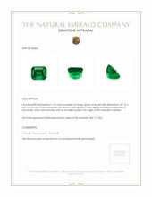 1.76 Ct. Emerald from Zambia Appraisal
