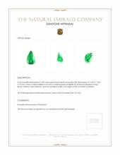2.58 Ct. Emerald from Zambia Appraisal