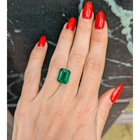 6.12 Ct. Emerald from Zambia Life Style