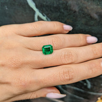 2.76 Ct. Emerald from Zambia Life Style