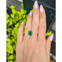 2.76 Ct. Emerald from Zambia Life Style