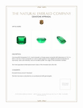3.51 Ct. Emerald from Zambia Appraisal