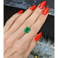 3.51 Ct. Emerald from Zambia Life Style