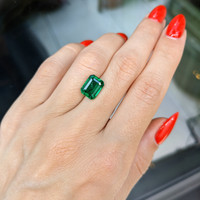 3.61 Ct. Emerald from Zambia Life Style