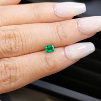 0.37 Ct. Emerald from Colombia Life Style