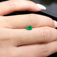0.42 Ct. Emerald from Colombia Life Style
