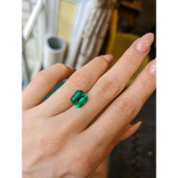 2.63 Ct. Emerald from Zambia Life Style