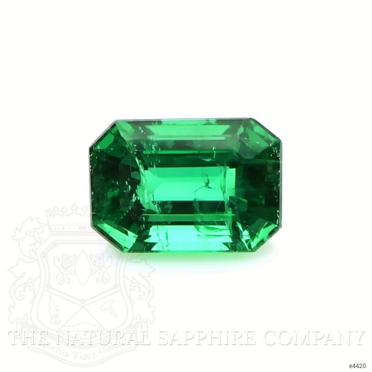 Antique Style Emerald Ring 1.08 Ct., 18K Yellow Gold