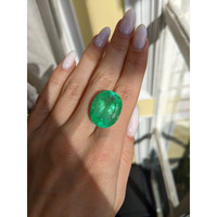 24.21 Ct. Emerald from Colombia Life Style