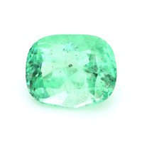 Men's Emerald Ring 12.93 Ct., 18K Yellow Gold Combination Stone