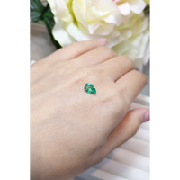 0.76 Ct. Emerald from Colombia Life Style