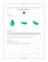 0.80 Ct. Emerald from Colombia Appraisal