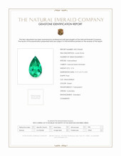 0.76 Ct. Emerald from Colombia Scan Report