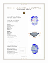 0.48 Ct. Emerald from Zambia 3 D Scan Report