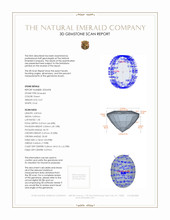 0.67 Ct. Emerald from Zambia 3 D Scan Report