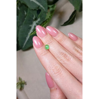 0.57 Ct. Cabochon Emerald from Brazil Life Style