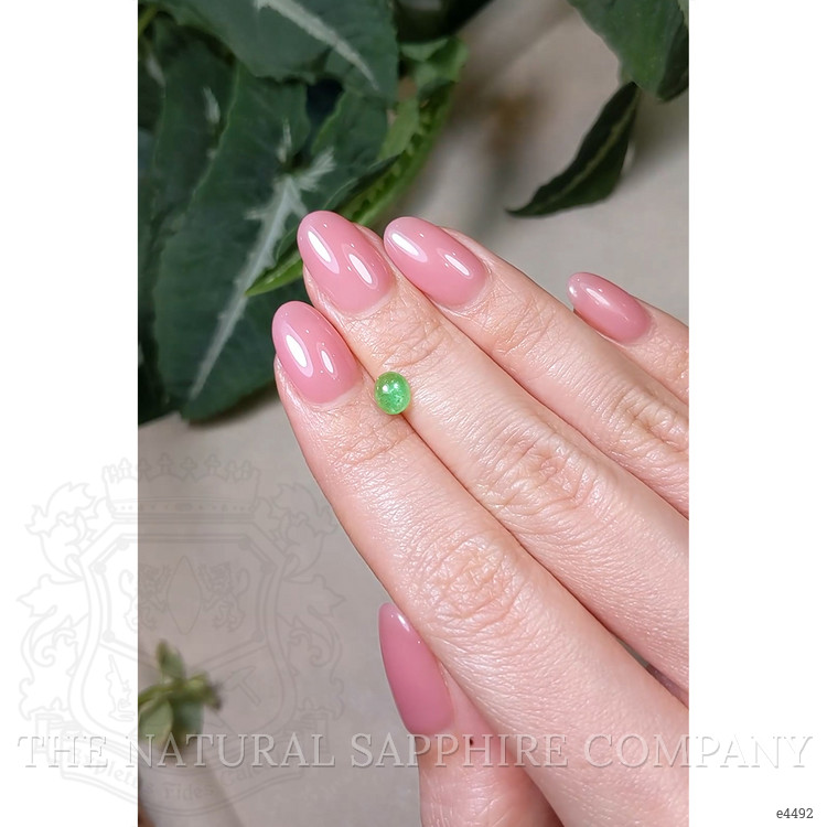 0.57 Ct. Cabochon Emerald from Brazil
