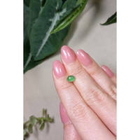 1.13 Ct. Cabochon Emerald from Brazil Life Style