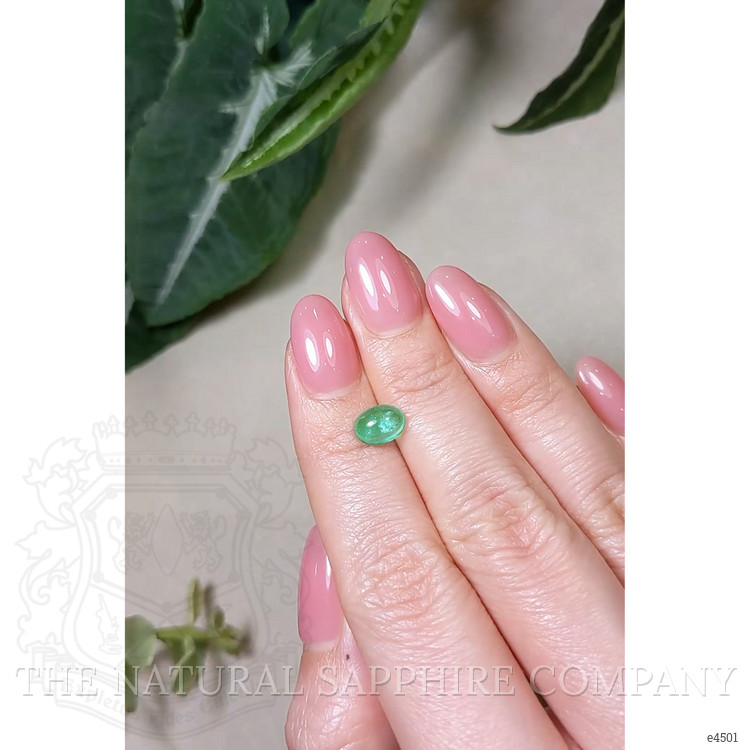 1.19 Ct. Cabochon Emerald from Brazil