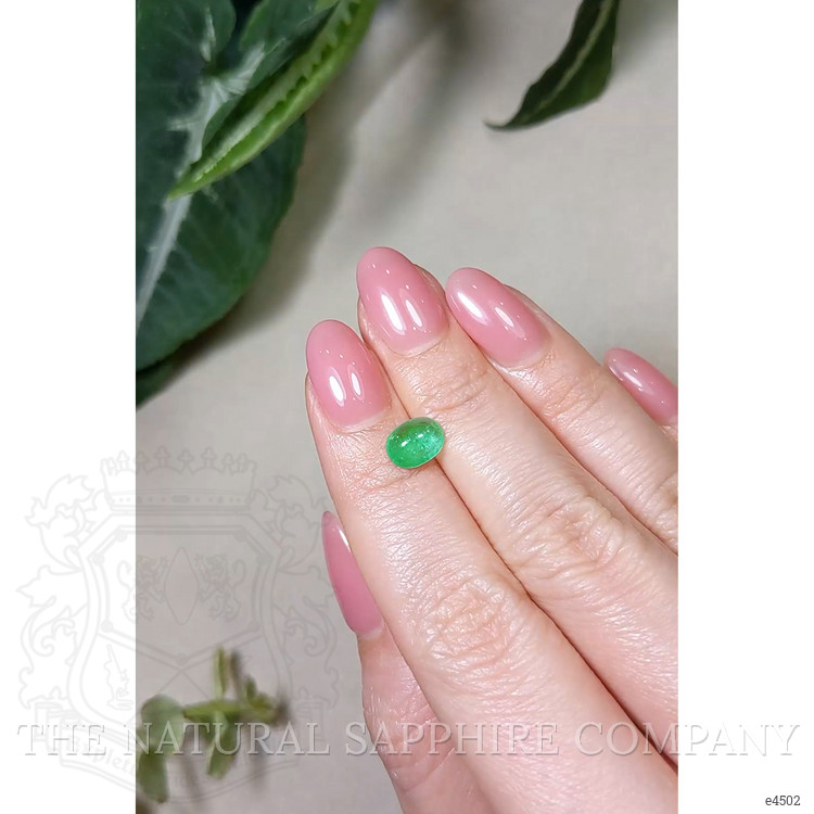 1.23 Ct. Cabochon Emerald from Brazil