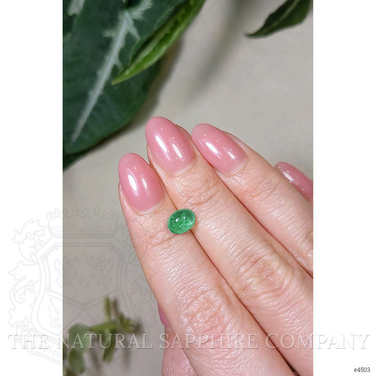 1.28 Ct. Cabochon Emerald from Brazil