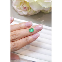 1.57 Ct. Emerald from Brazil Life Style