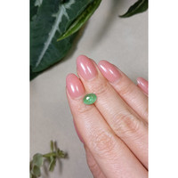 1.64 Ct. Cabochon Emerald from Brazil Life Style