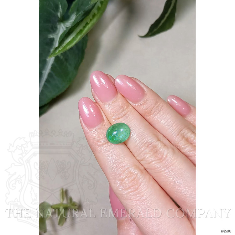 4.12 Ct. Cabochon Emerald from Brazil