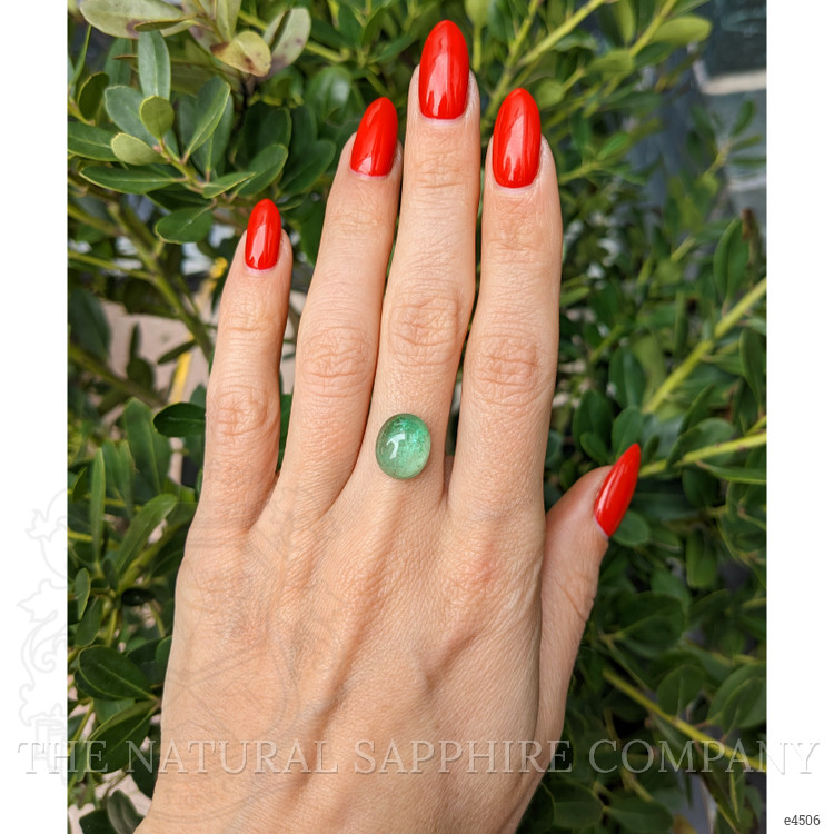 4.12 Ct. Cabochon Emerald from Brazil