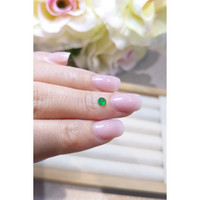 0.18 Ct. Cabochon Emerald from Brazil Life Style