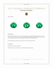 0.32 Ct. Cabochon Emerald from Brazil Appraisal