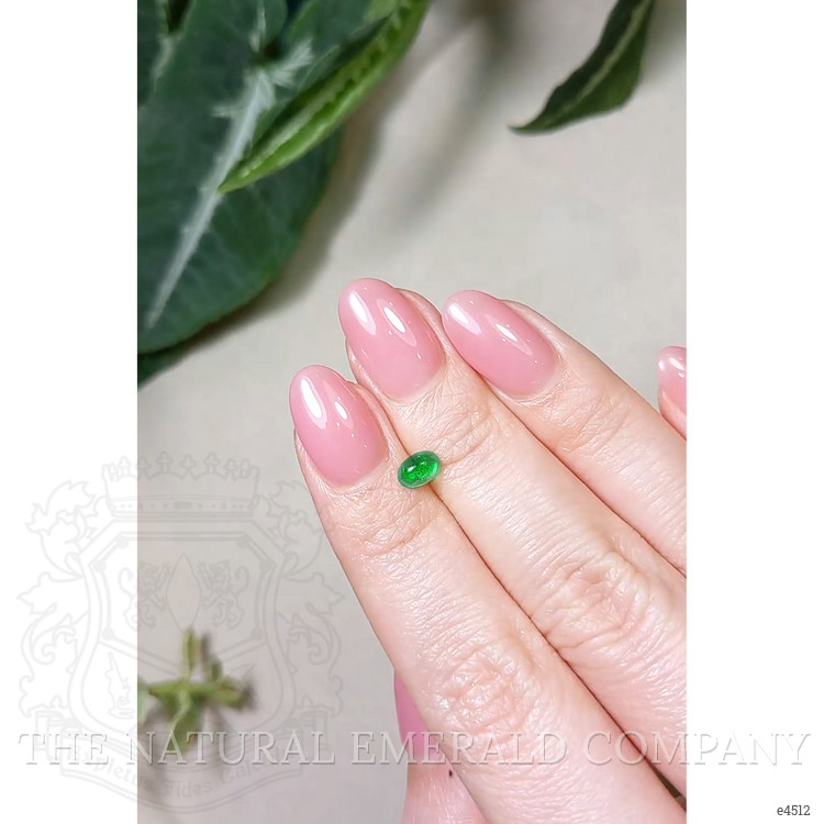 0.38 Ct. Cabochon Emerald from Brazil