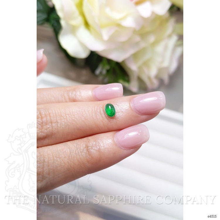 0.42 Ct. Cabochon Emerald from Brazil