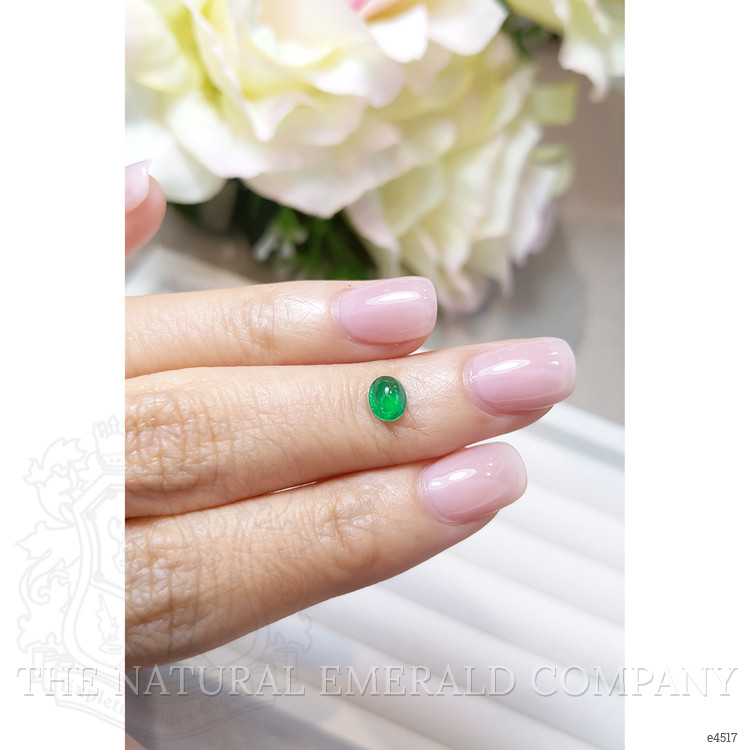 0.47 Ct. Cabochon Emerald from Brazil