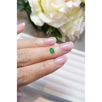 0.50 Ct. Cabochon Emerald from Brazil Life Style