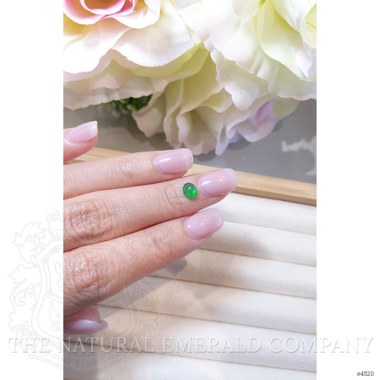 0.54 Ct. Cabochon Emerald from Brazil