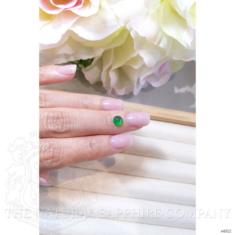 0.65 Ct. Cabochon Emerald from Brazil